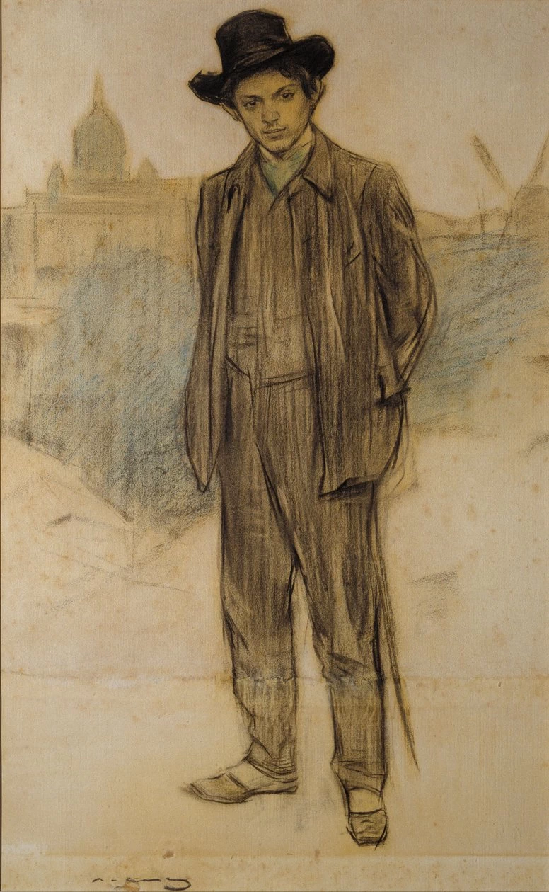 Ramon Casas - 106, Ritratto di Pablo Picasso